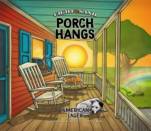 Eight & Sand Beer Company Porch Hangs