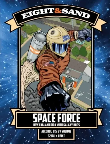 Eight & Sand Beer Company Space Force