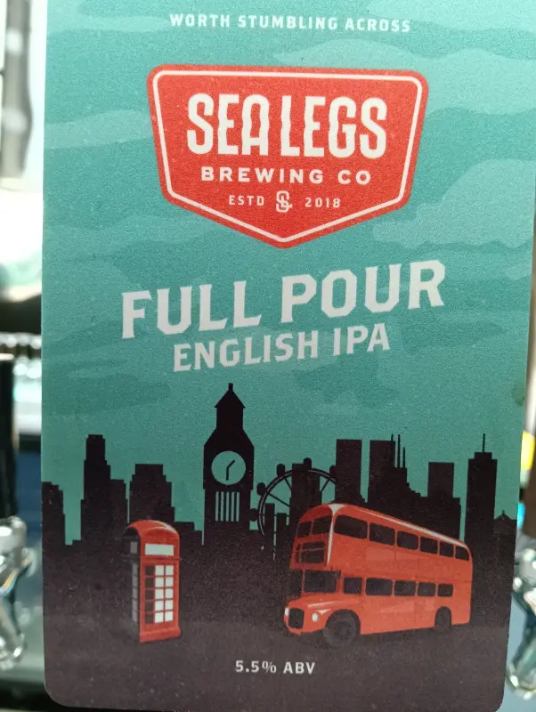 Sea Legs Brewing Full Pour English IPA