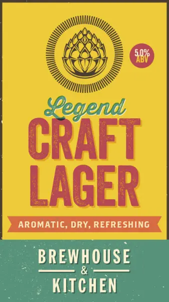 Brewhouse & Kitchen (Lichfield) Legend Craft Lager