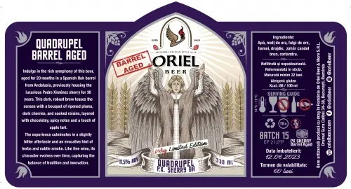 Oriel Beer Quadrupel (P.X Sherry BA)