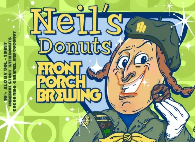Front Porch Brewing Neil's Donuts: Samoa Style