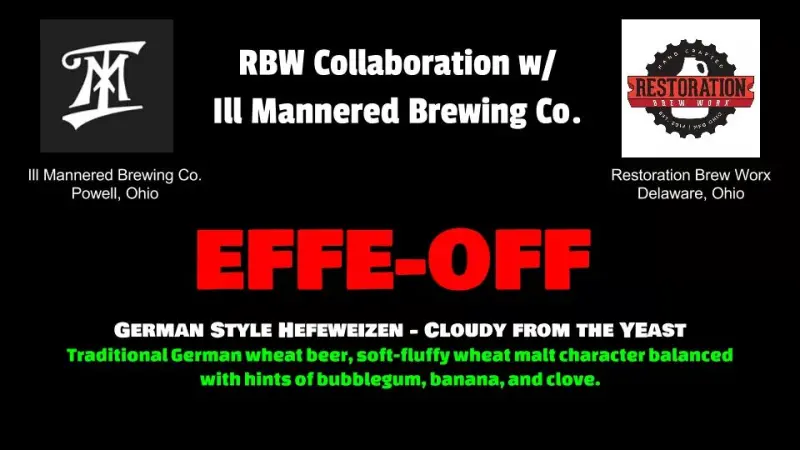 Ill Mannered Brewing Company Effe Off