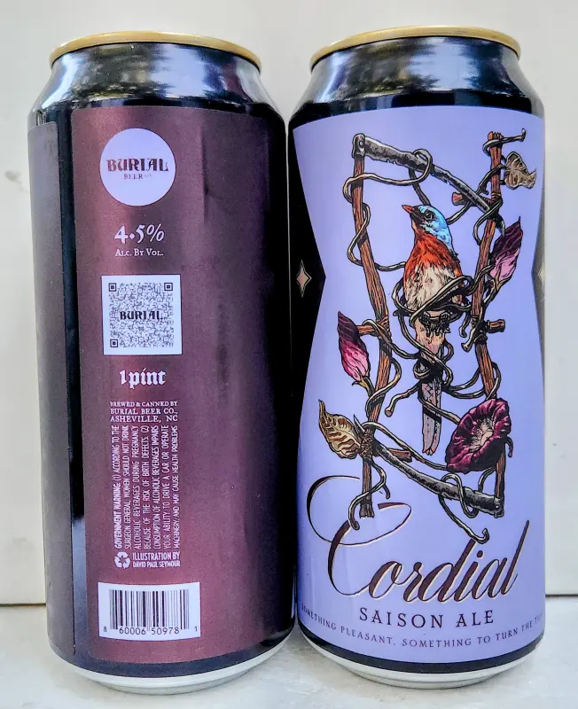 Burial Beer Company Cordial
