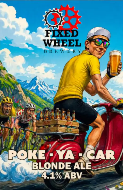 Fixed Wheel Brewery Poke-Ya-Car