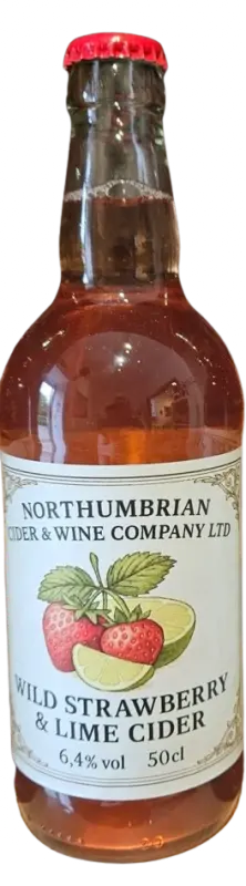 Northumbrian Cider & Wine Company Wild Strawberry & Lime Cider