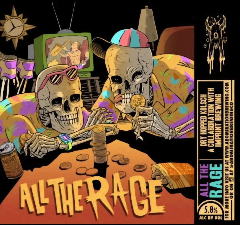 Abomination Brewing Company All the Rage