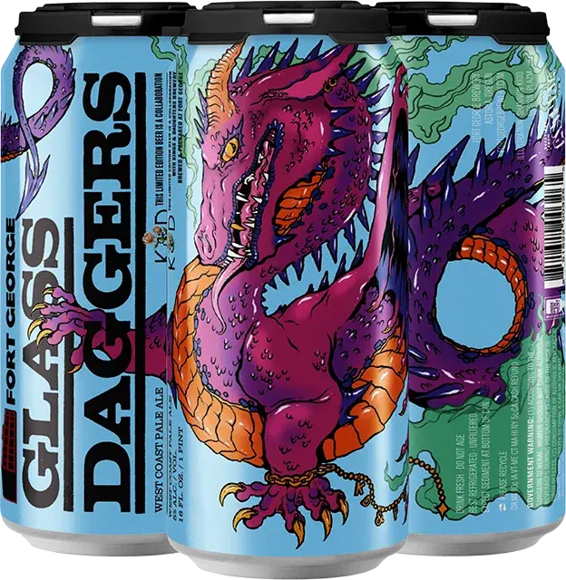 Fort George Brewery Glass Daggers