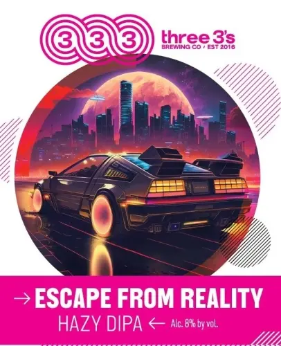 Three 3's Brewing Company Escape From Reality