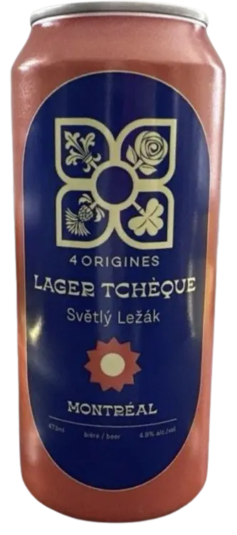 Microbrasserie 4 Origines Lager Tchèque