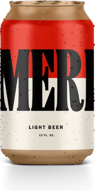 Merican Beverage Company Merican Light Beer