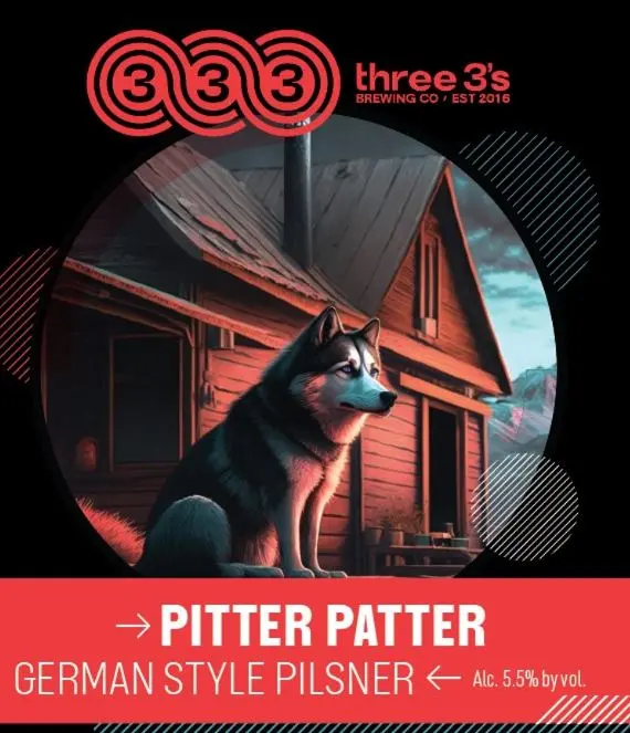 Three 3's Brewing Company Pitter Patter