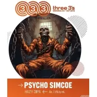 Three 3's Brewing Company Psycho Simcoe