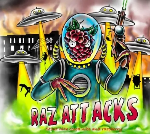 Three 3's Brewing Company Raz Attacks
