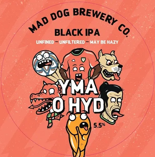 Mad Dog Brewing Co. Yma O Hyd