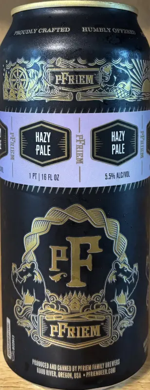 pFriem Family Brewers Hazy Pale