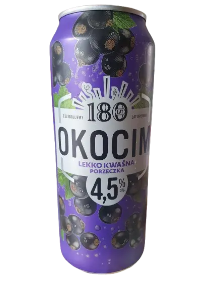 Browar Okocim Lekko Kwaśna Porzeczka