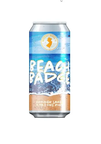 Hackensack Brewing Company Beach Badge