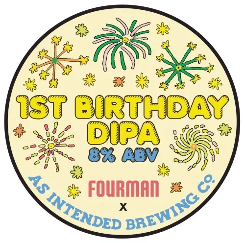 As Intended Brewing Co 1st Birthday DIPA
