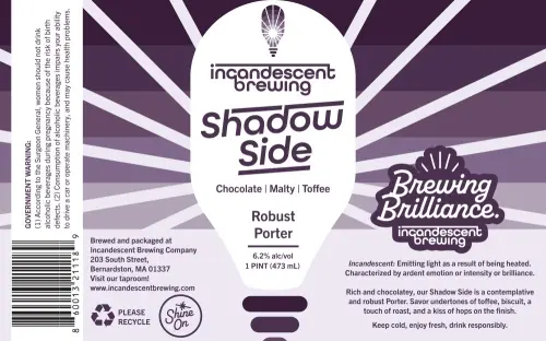 Incandescent Brewing Shadow Side