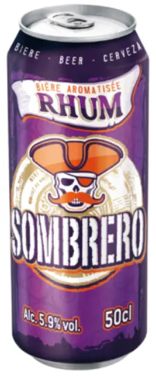 Brasserie Saint-Omer Sombrero Bière aromatisée au Rhum