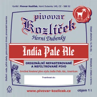 Pivovar Kozlíček India Pale Ale