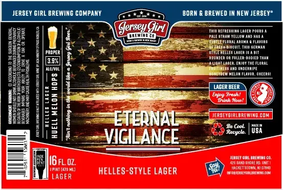 Jersey Girl Brewing Company Eternal Vigilance