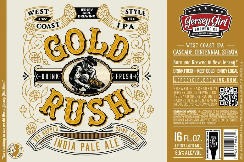 Jersey Girl Brewing Company Gold Rush