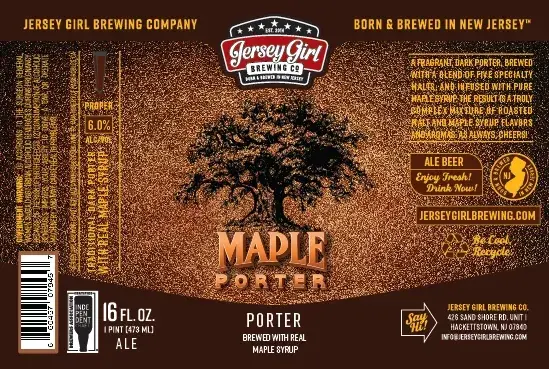 Jersey Girl Brewing Company Maple Porter