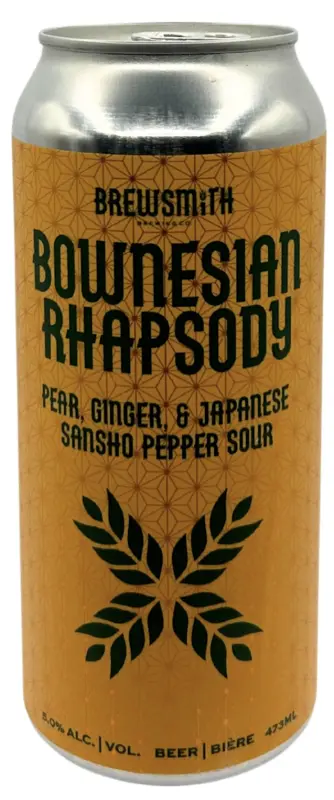 Brewsmith Brewing Co. Bownesian Rhapsody - Pear, Ginger, & Japanese Sansho Pepper