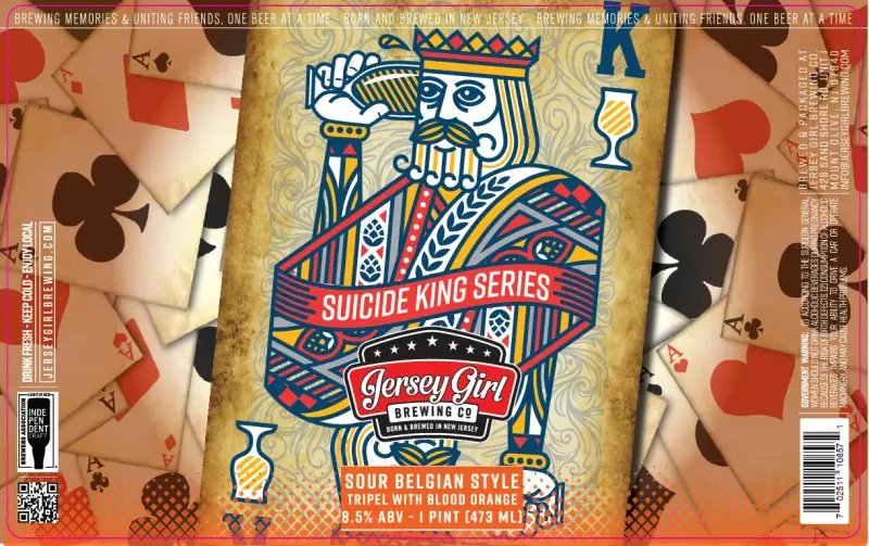 Jersey Girl Brewing Company Suicide King (with Blood Orange)