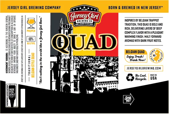 Jersey Girl Brewing Company QUAD