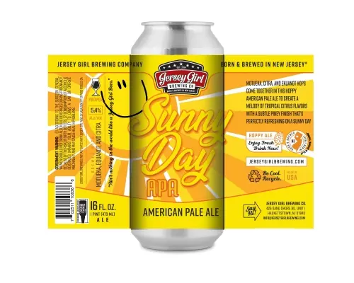 Jersey Girl Brewing Company Sunny Day APA
