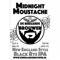 De Bebaarde Brouwer Midnight Moustache