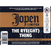 Jopen The Rye(ght) Thing