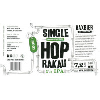 Baxbier Original 050 Series #001 - Single Hop Rakau 1 1/2 IPA