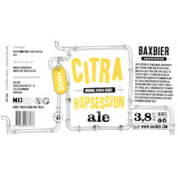 Baxbier Original 050 Series #005 - Citra Hopsession Ale