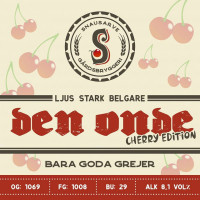 Snausarve Gårdsbryggeri Den Onde Cherry Edition