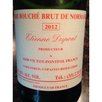Domaine Famille Dupont Cidre Bouché 2012