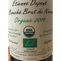 Domaine Famille Dupont Cidre Biologique 2014