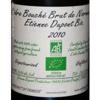 Domaine Famille Dupont Cidre Biologique 2010