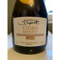 Domaine Famille Dupont Cidre Réserve 2017