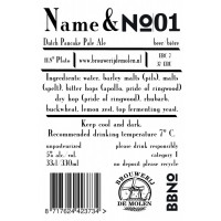 Brouwerij De Molen Name & No. 01