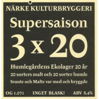 Närke Kulturbryggeri 3x20 Super Saison