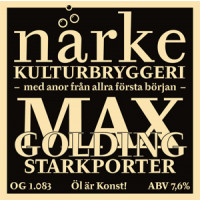 Närke Kulturbryggeri Max Golding Starkporter