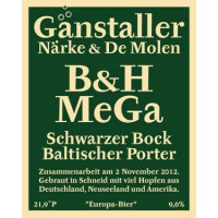 Gänstaller Bräu B&H MeGa Schwarzer Bock