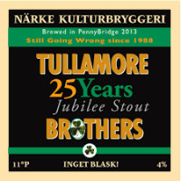 Närke Kulturbryggeri Tullamore Brothers 25 Years Jubilee Stout