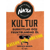 Nacka Bryggeri Kultur Hallon och Druvor