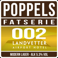 Poppels Bryggeri Fatserie 002 Landvetter Airport Hotel Modern Lager