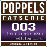 Poppels Bryggeri Fatserie 003 the burgersson edition